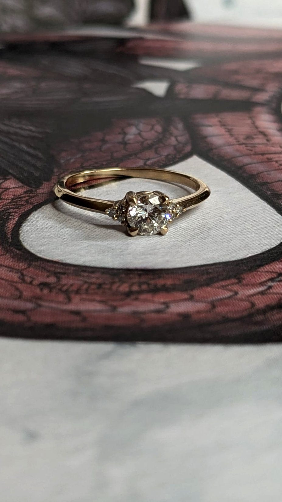 Jones Diamond Engagement Ring