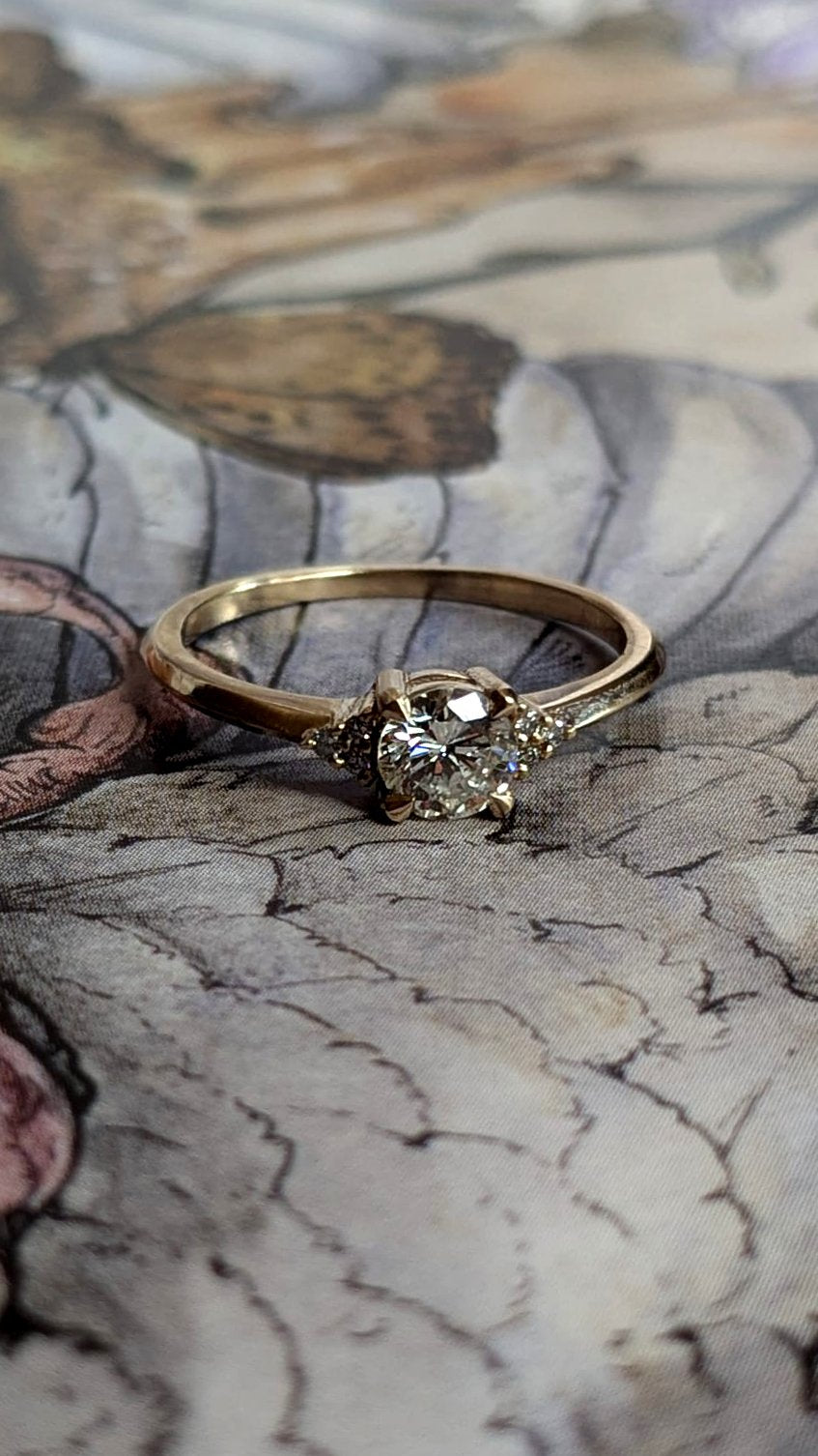 Jones Diamond Engagement Ring