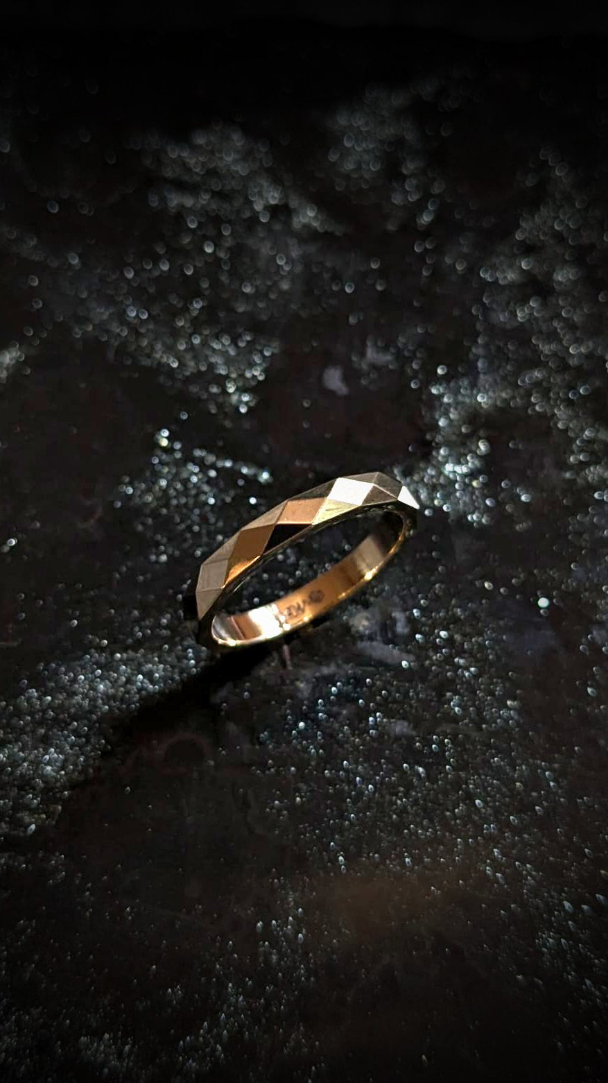 Kingsley Faceted Band - 3.5mm