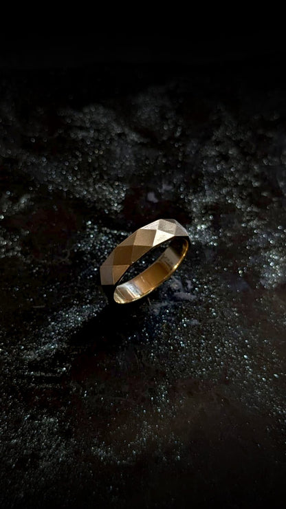 Kingsley Faceted Bands - Build Your Own