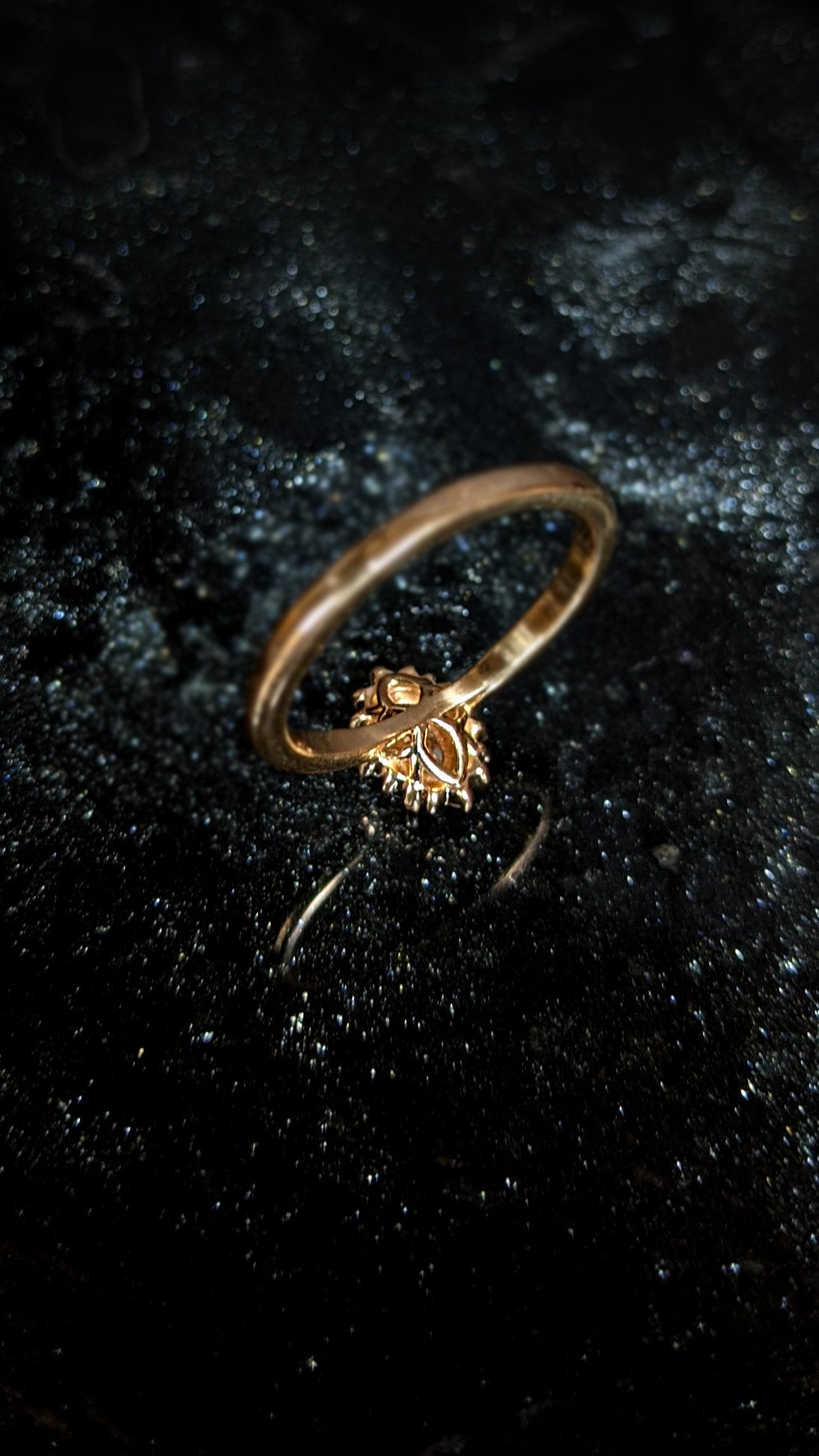 Laurelin Oval Moissanite Halo Ring