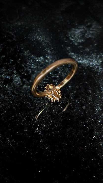 Laurelin Oval Moissanite Halo Ring