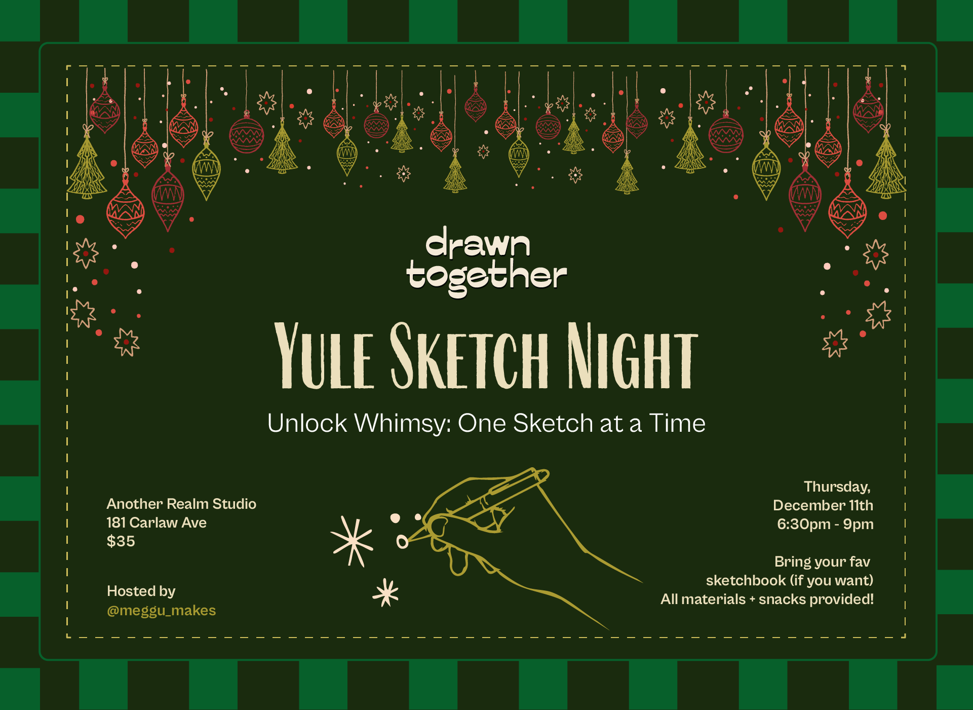 Yule Sketch Night - December 11