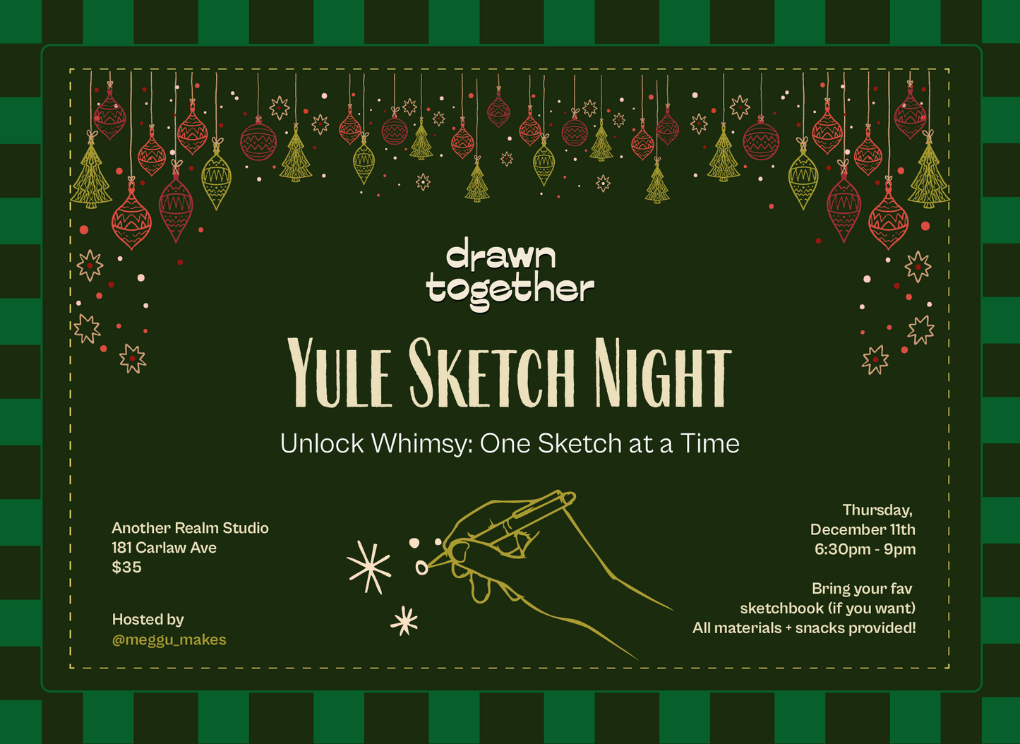 Yule Sketch Night - December 11