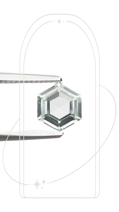Hexagon Grey Sapphire