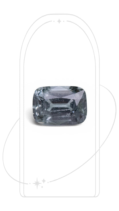 Cushion Blue-Grey Spinel