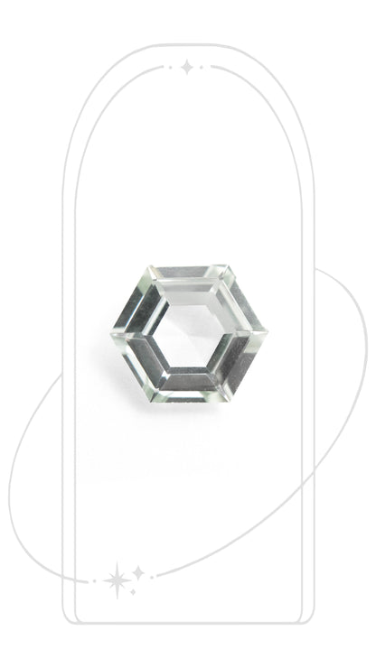 Hexagon Grey Sapphire