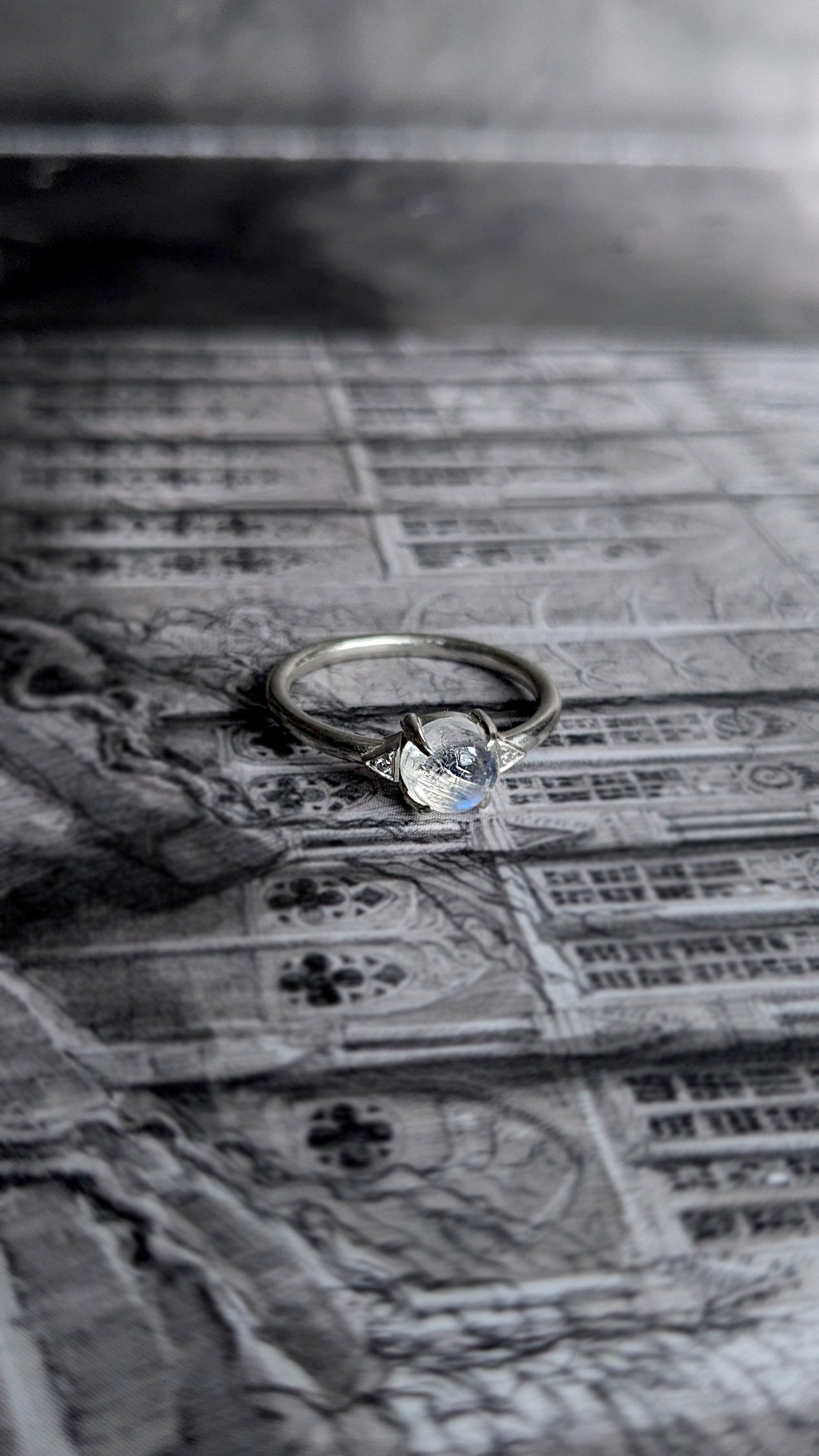 Luna Moonstone Ring