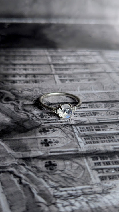 Luna Moonstone Ring