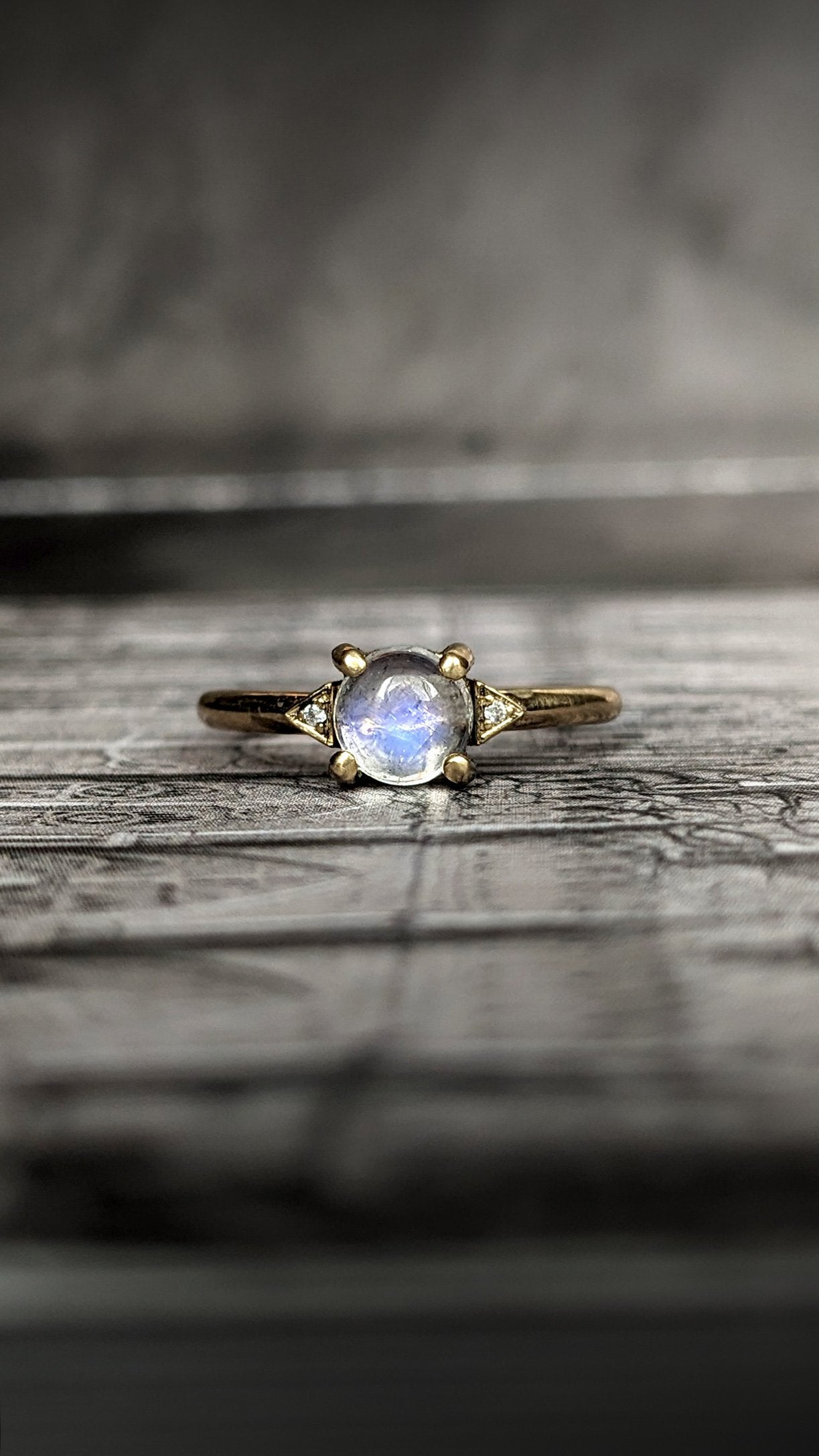 Luna Moonstone Ring