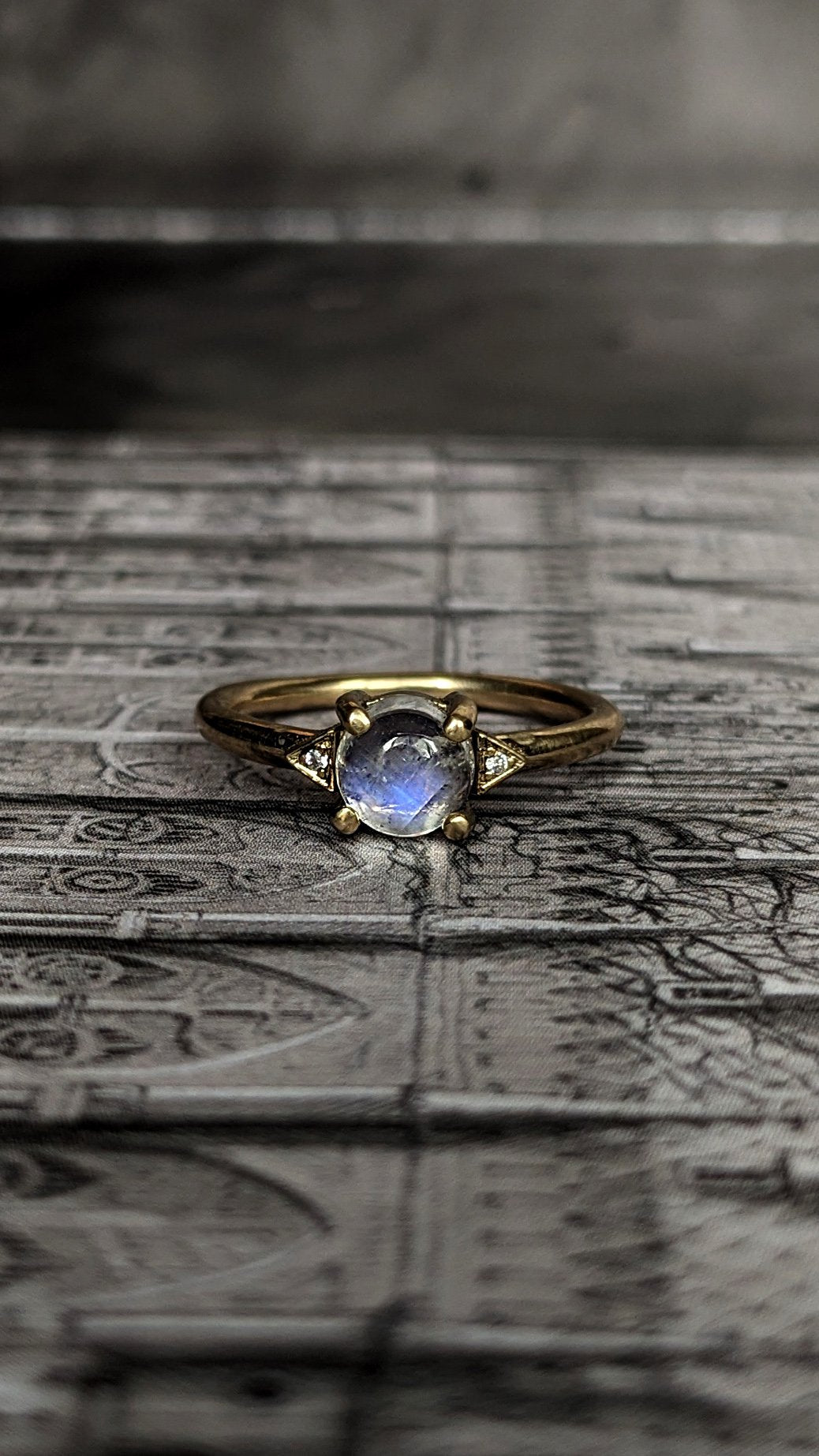 Luna Moonstone Ring