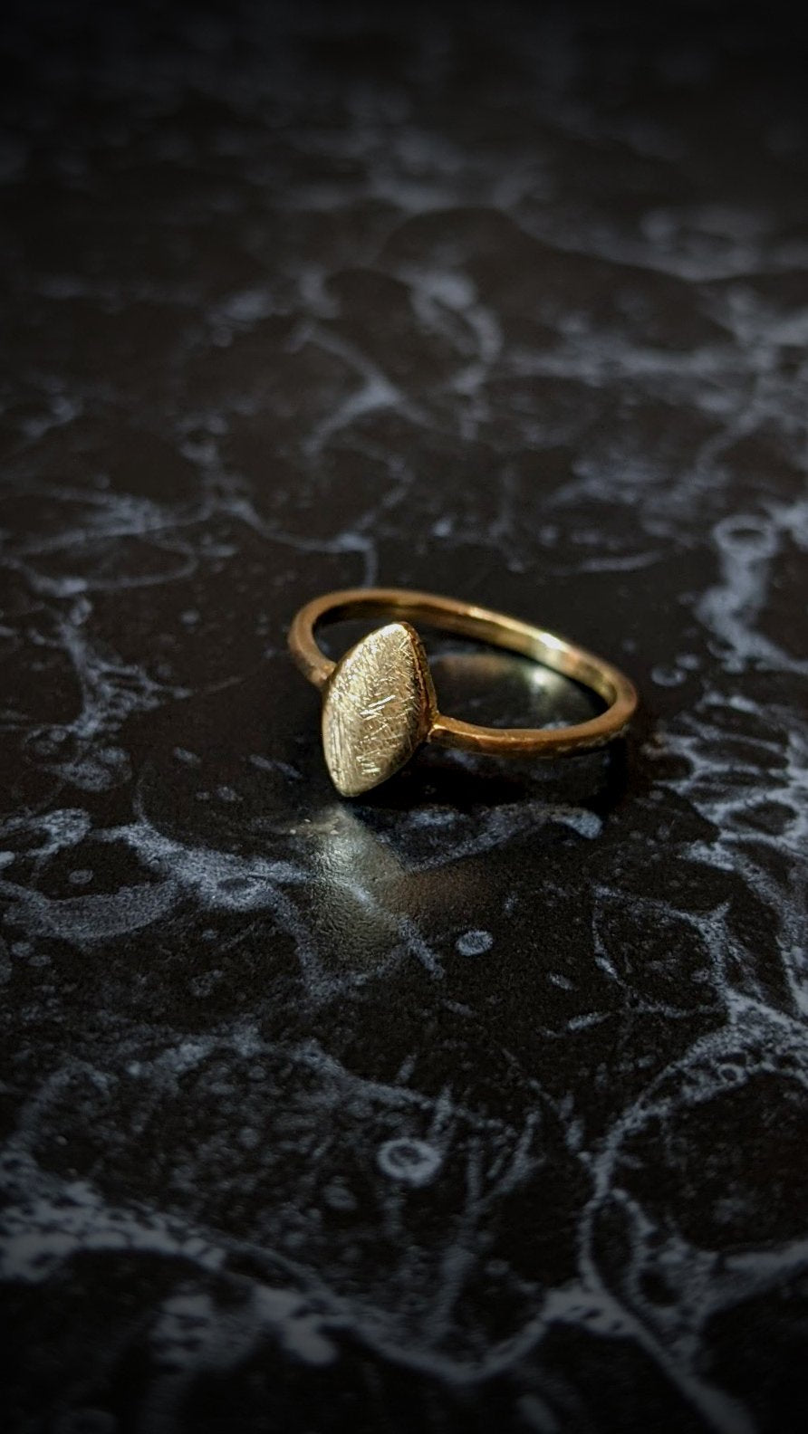 Marquise Mini Signet Ring