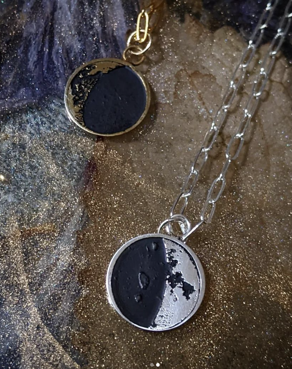 Moon Phase Personalized Necklace