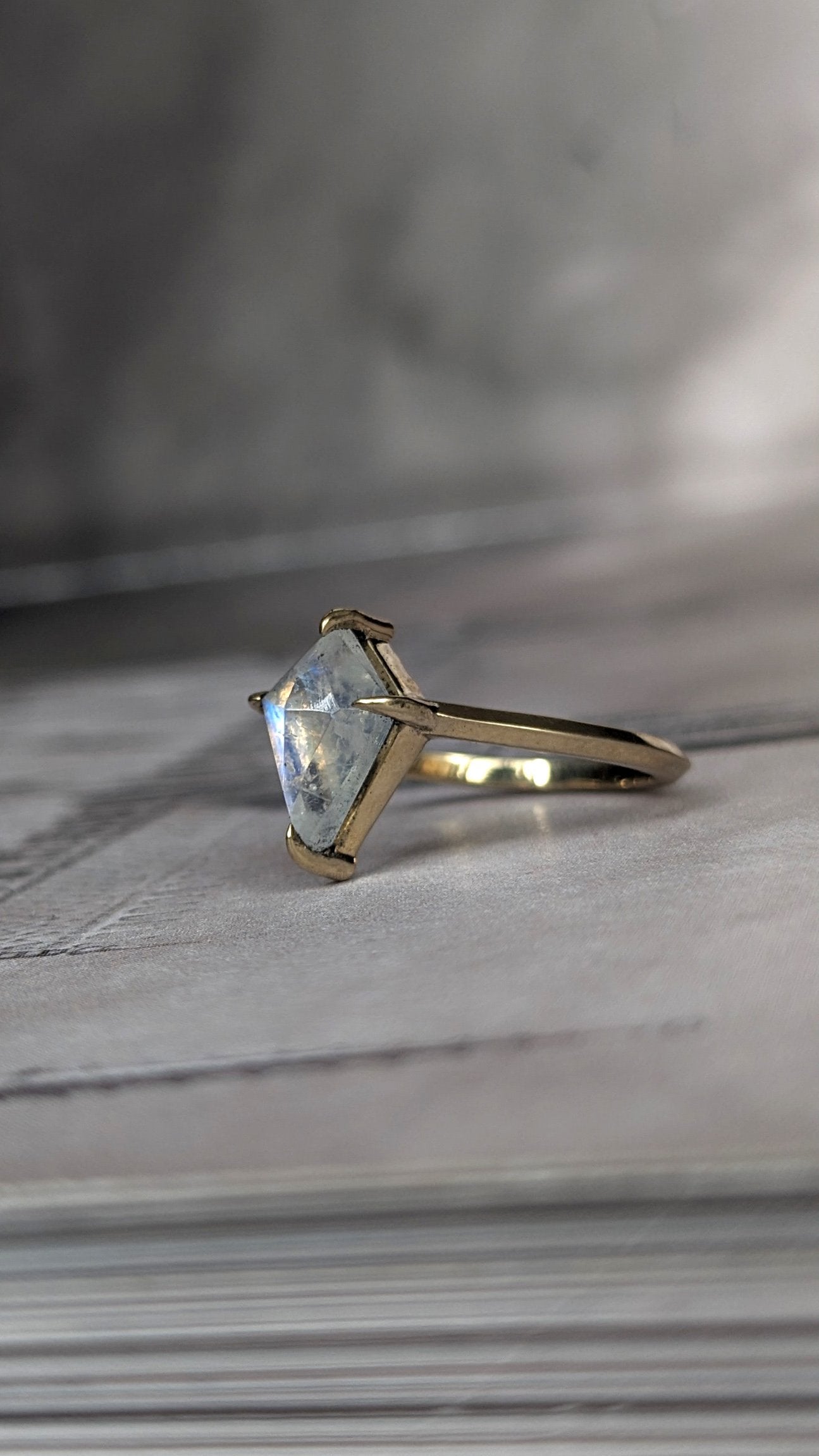Moonstone Kite Ring