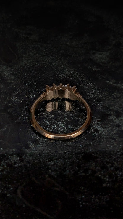 Nyota White Sapphire Baguette Ring