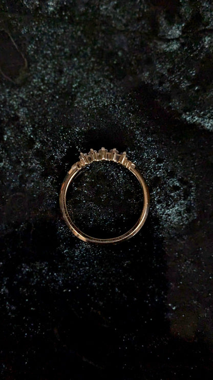 Nyota White Sapphire Baguette Ring