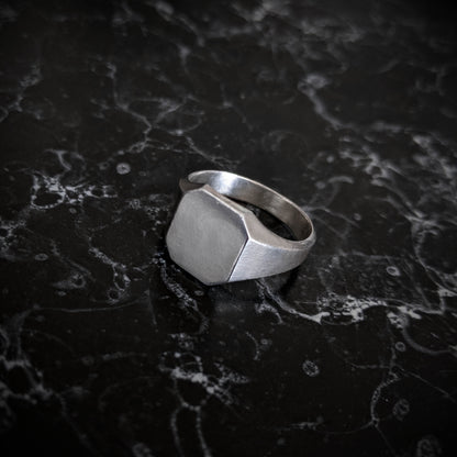 Octagon Signet Ring - Large