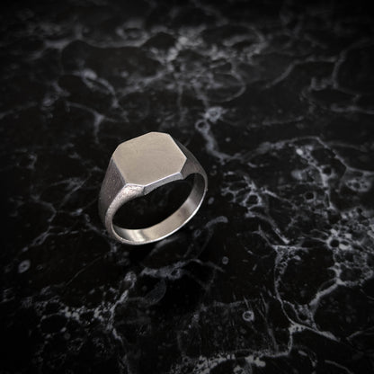 Octagon Signet Ring - Large
