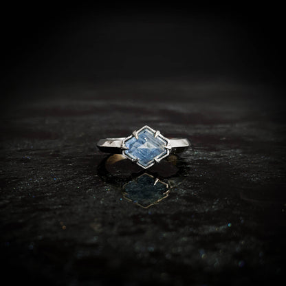 Olenna Elongated Blue Sapphire Hex