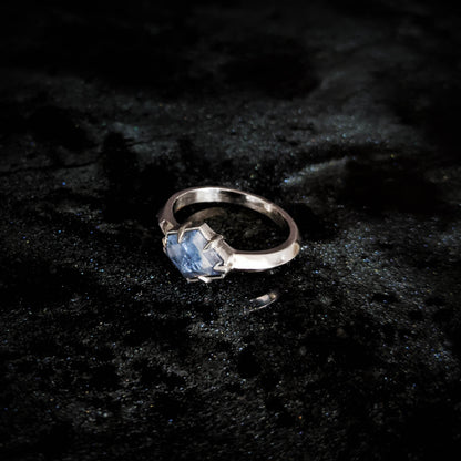 Olenna Elongated Blue Sapphire Hex