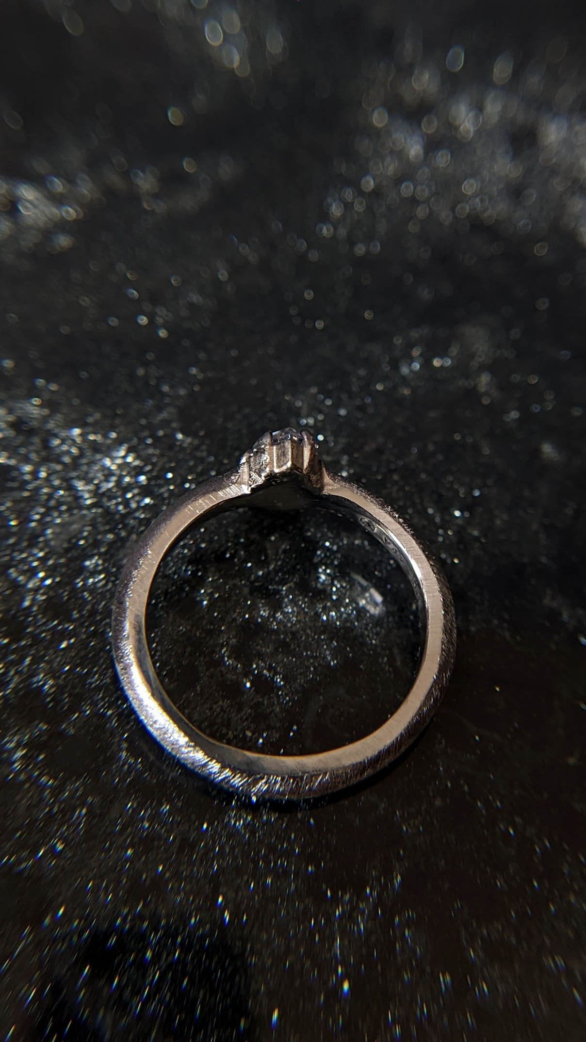 Olenna Spinel Elongated Hexagon Solitaire