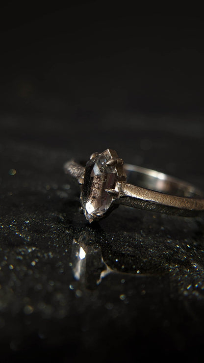 Olenna Spinel Elongated Hexagon Solitaire