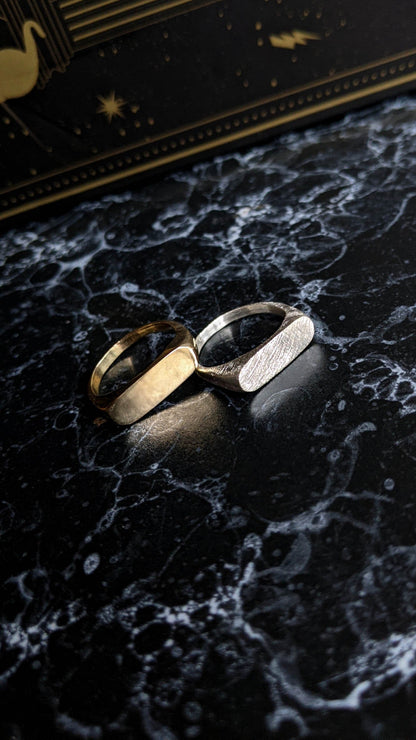 Oval Stacking Signet Ring