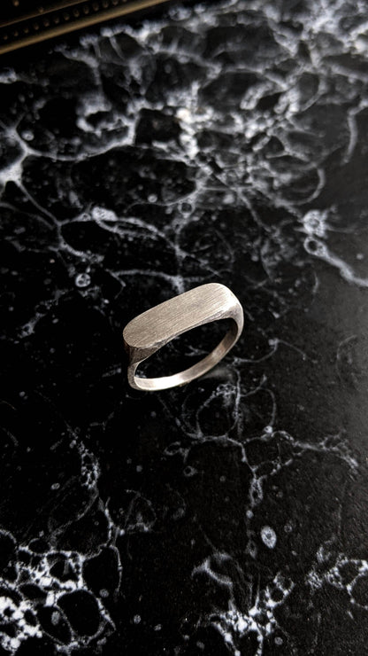 Oval Stacking Signet Ring