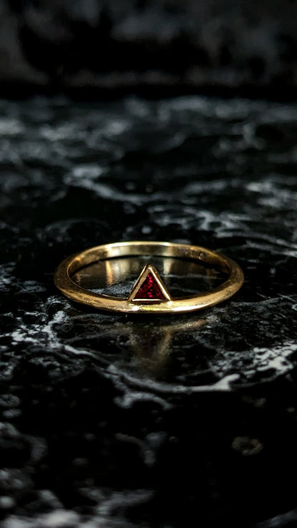 Parvati Ruby Stacking Ring
