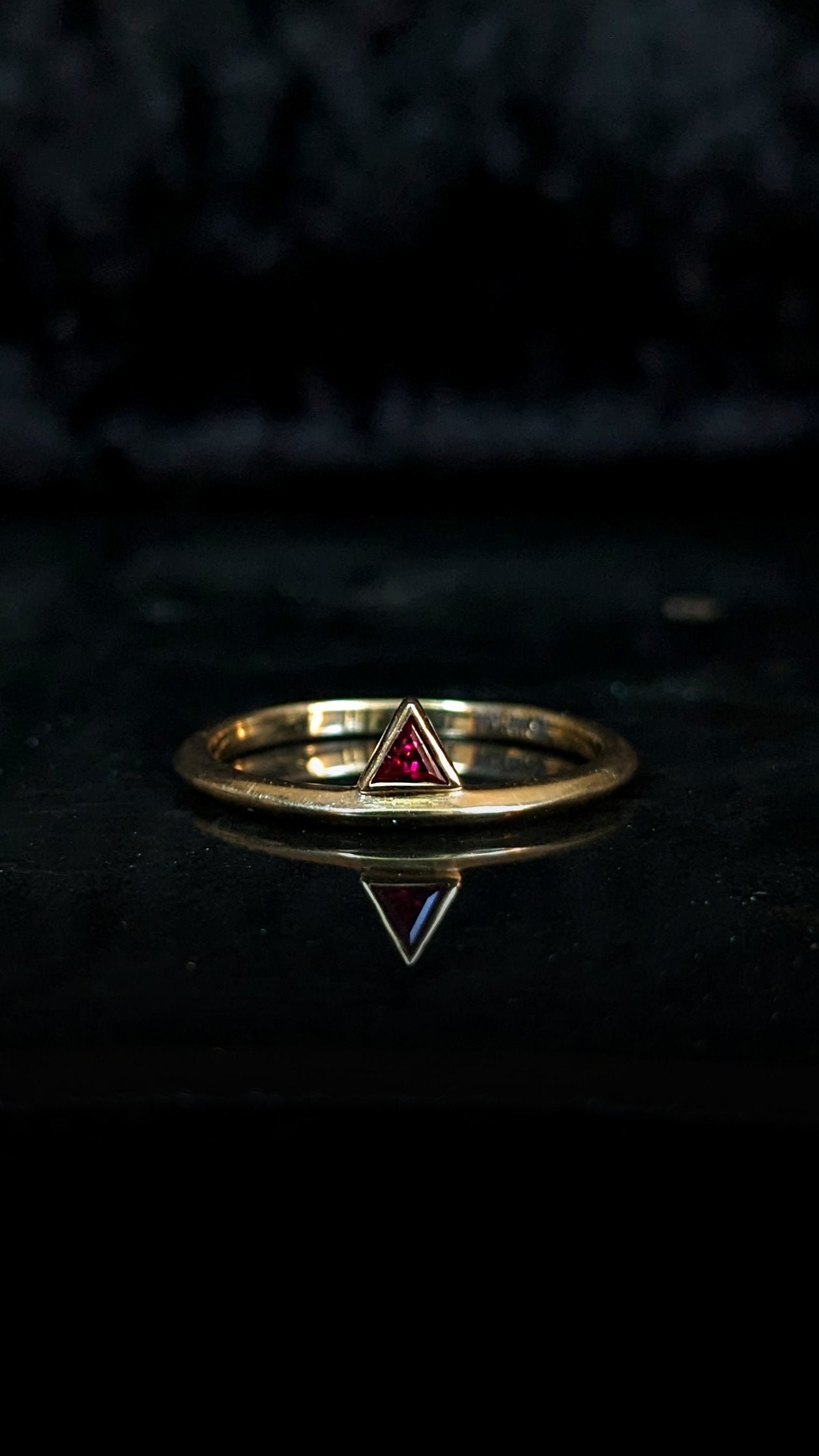 Parvati Ruby Stacking Ring