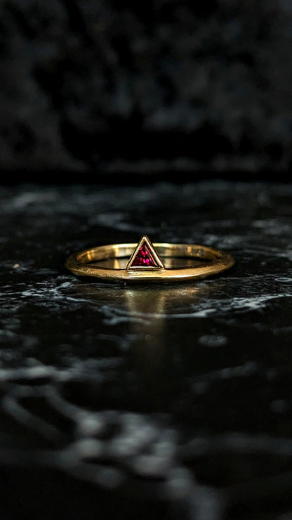 Parvati Ruby Stacking Ring