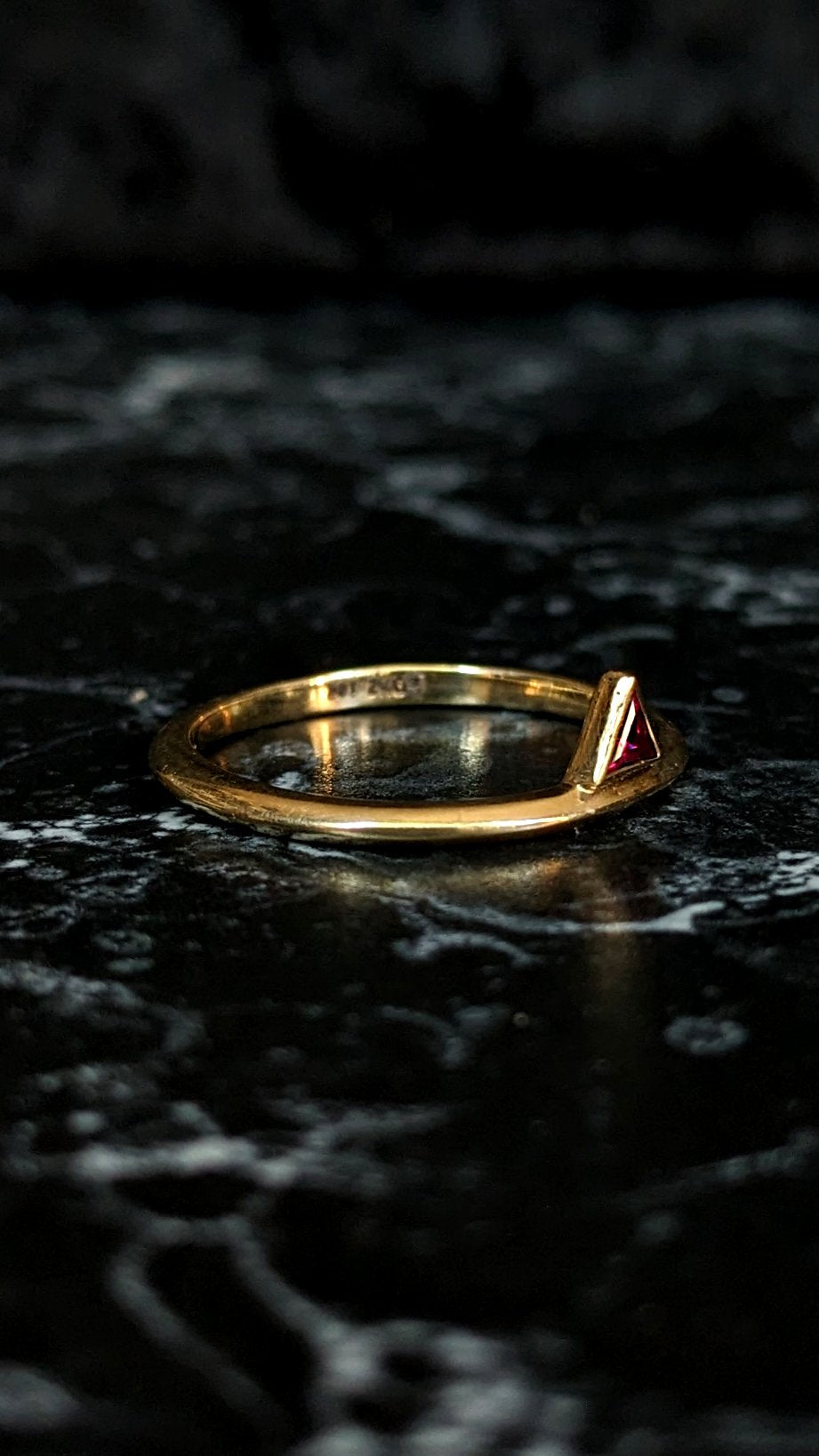 Parvati Ruby Stacking Ring