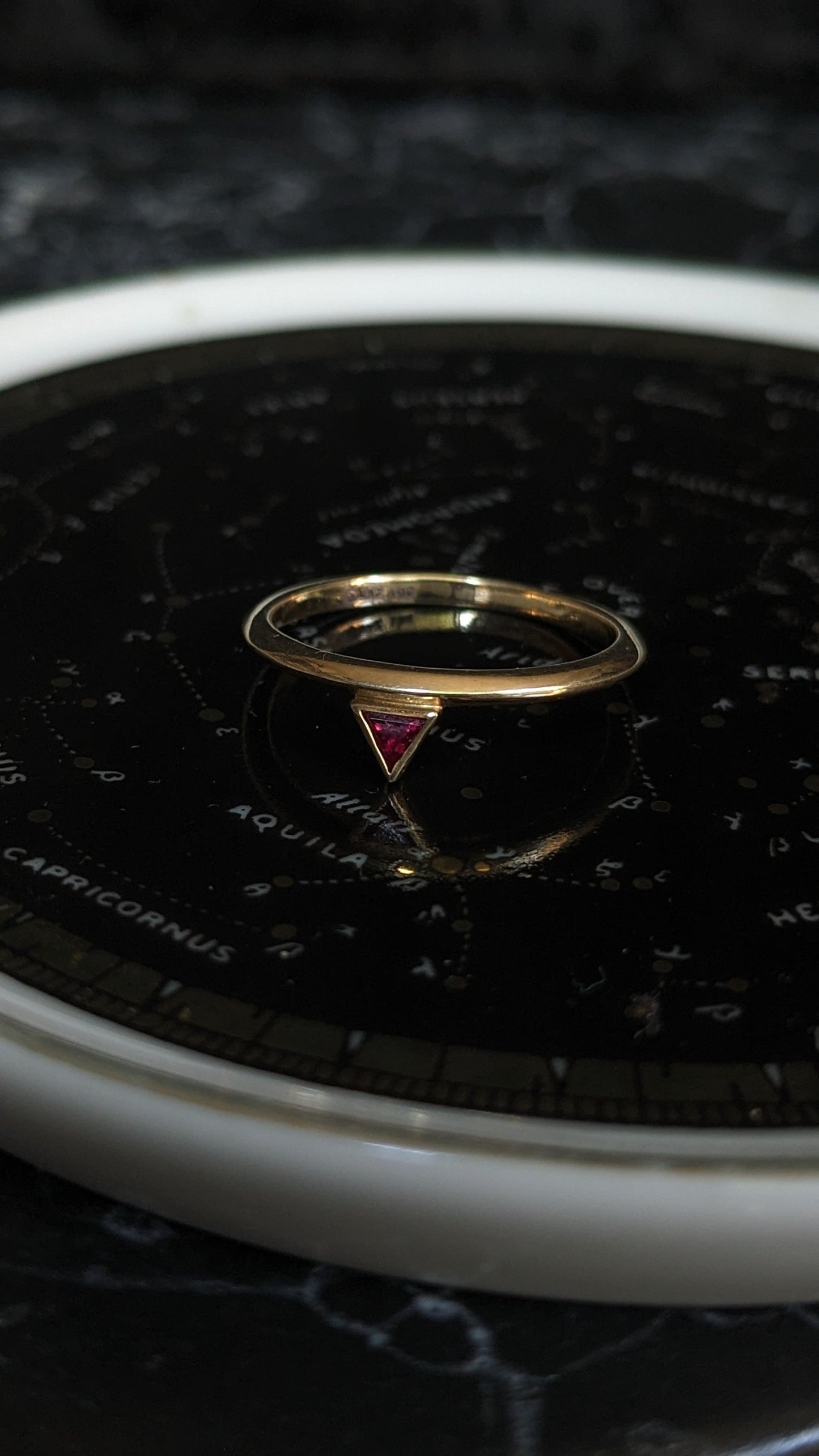 Parvati Ruby Stacking Ring