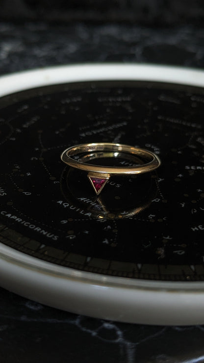 Parvati Ruby Stacking Ring