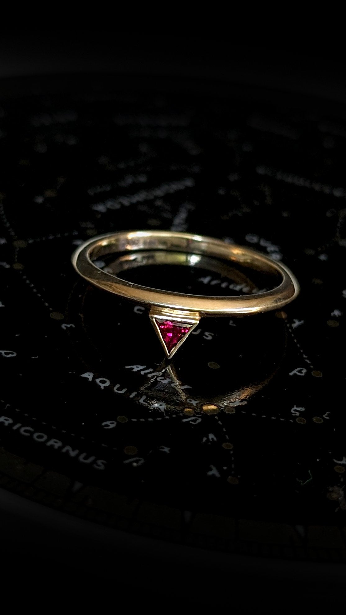 Parvati Ruby Stacking Ring