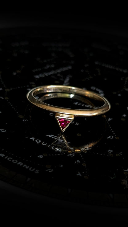 Parvati Ruby Stacking Ring
