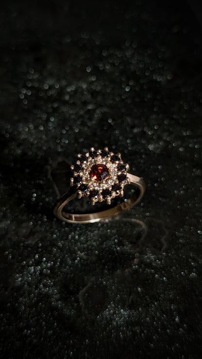 Phaenon Double Halo Ring