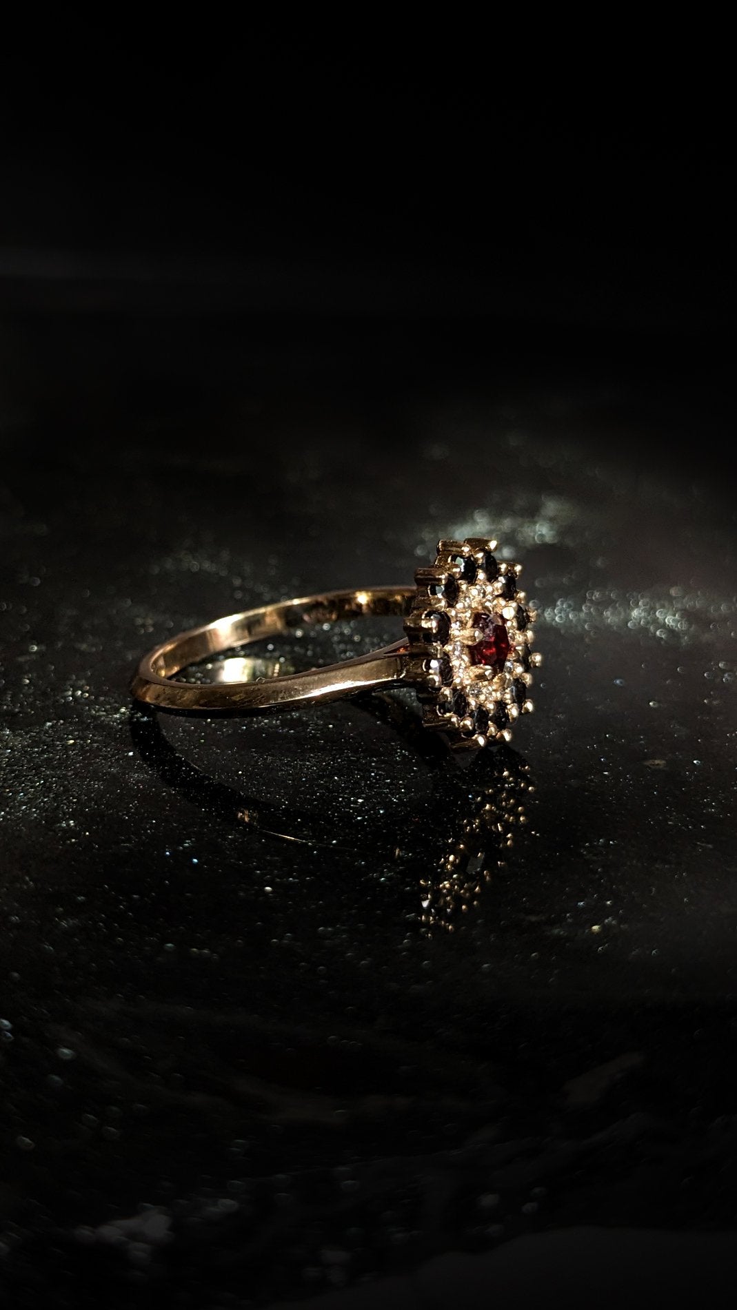 Phaenon Double Halo Ring