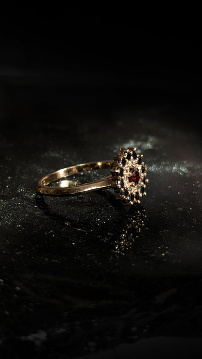 Phaenon Double Halo Ring