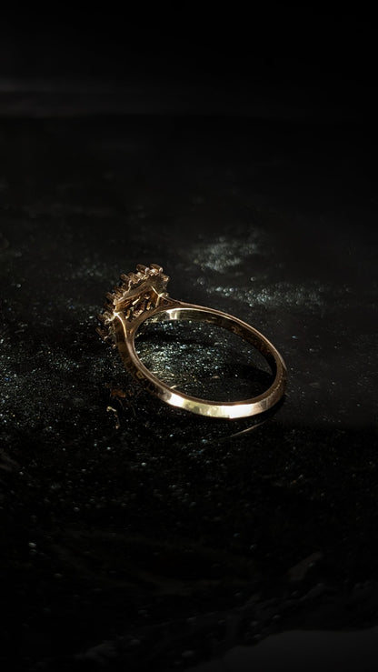 Phaenon Double Halo Ring