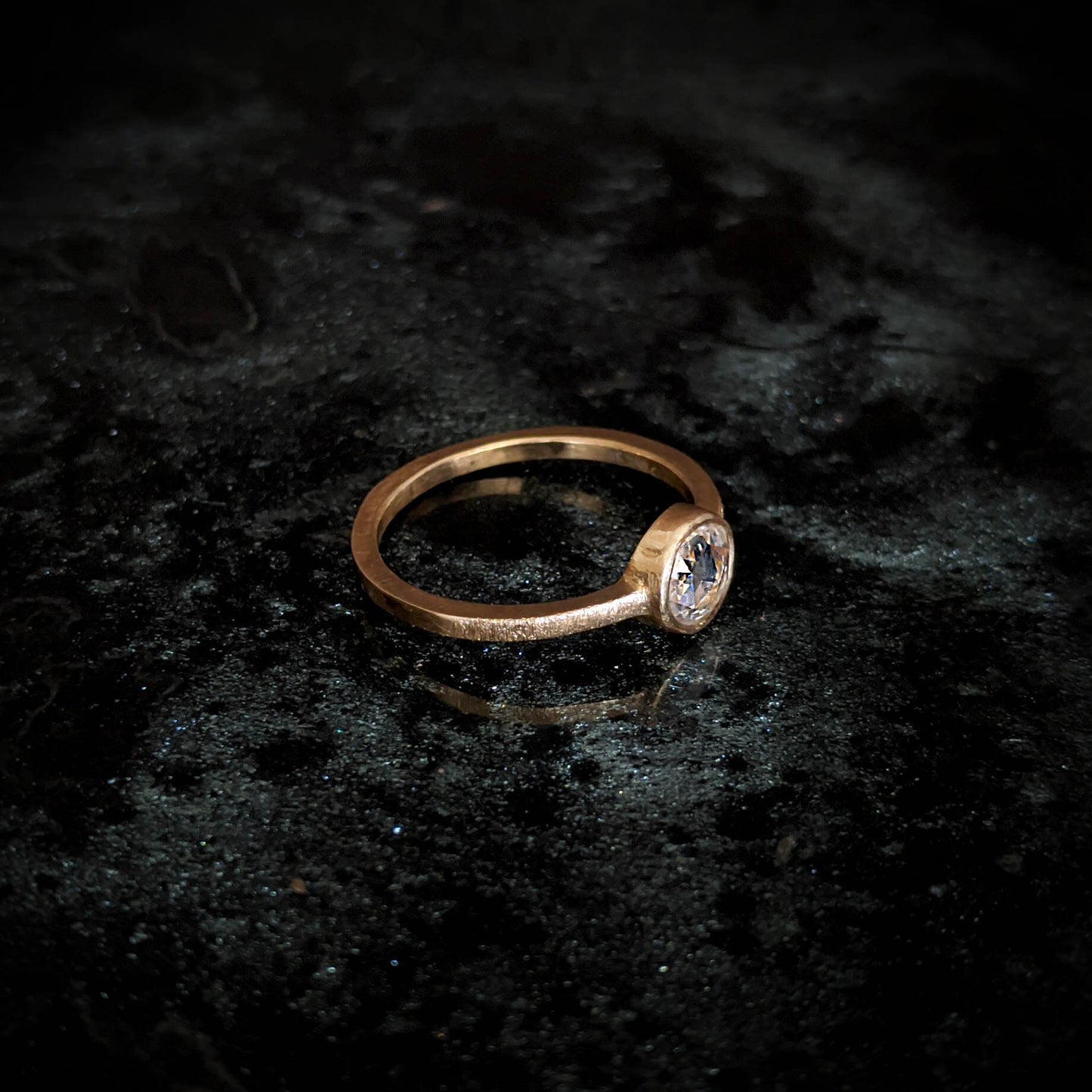 Resa White Sapphire Solitaire