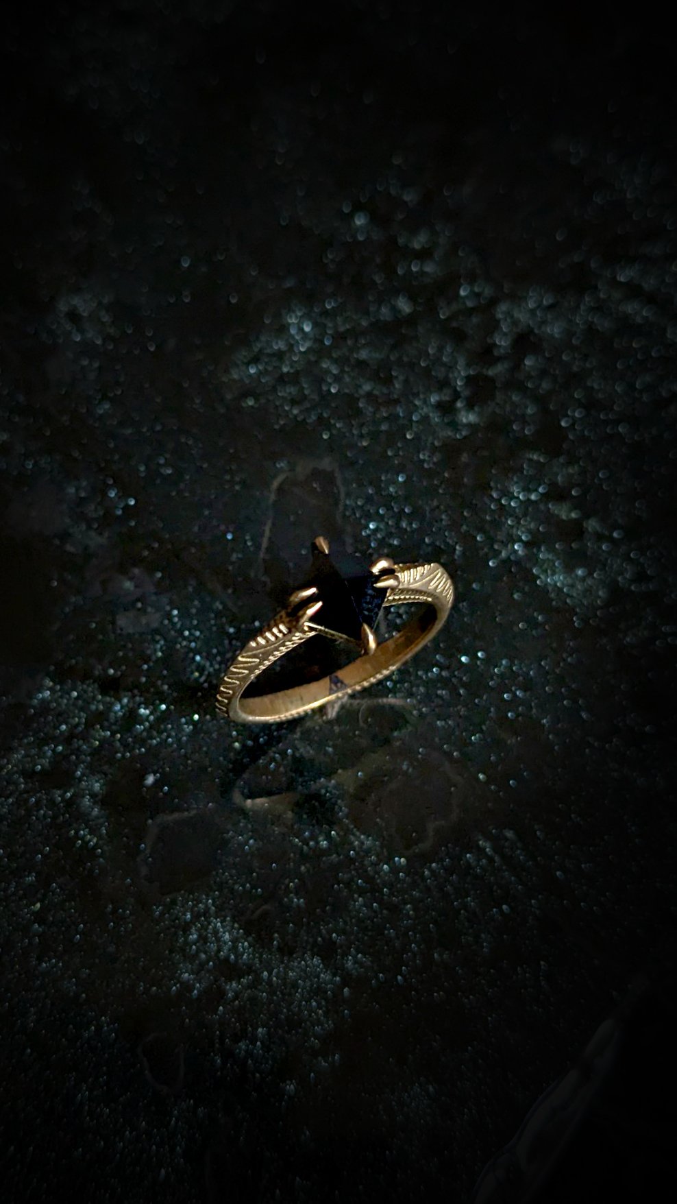 Resurrection Stone Ring (Deathly Hallow from Harry Potter)