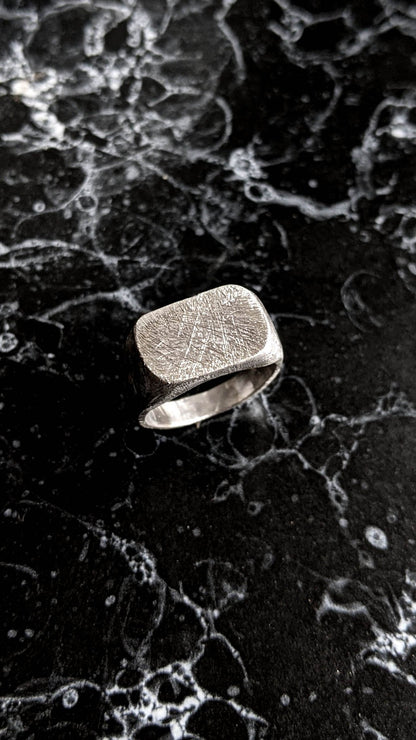Rounded Rectangle Signet Ring