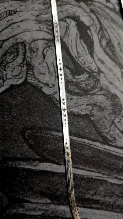 Celestial Starburst Herringbone Chain - Silver