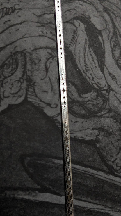 Celestial Starburst Herringbone Chain - Silver