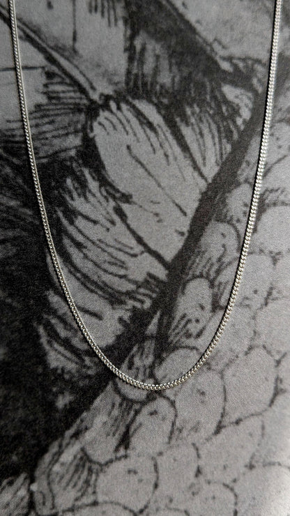 Sterling Silver Fine Curb Chain