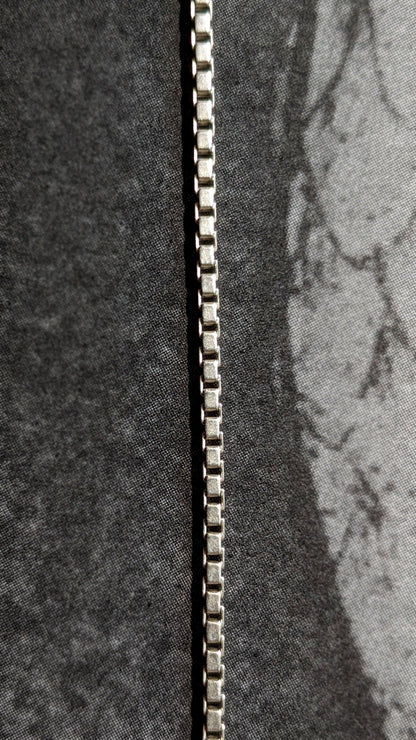 Sterling Silver Vintage Box Chain