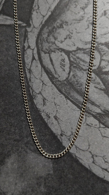 Sterling Silver Vintage Curb Chain