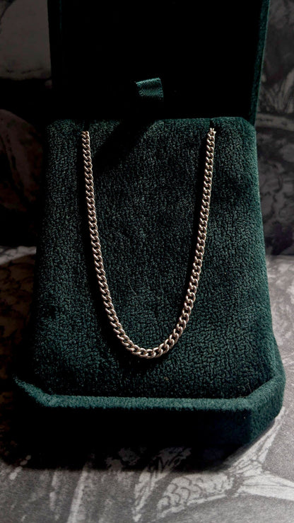 Sterling Silver Vintage Curb Chain