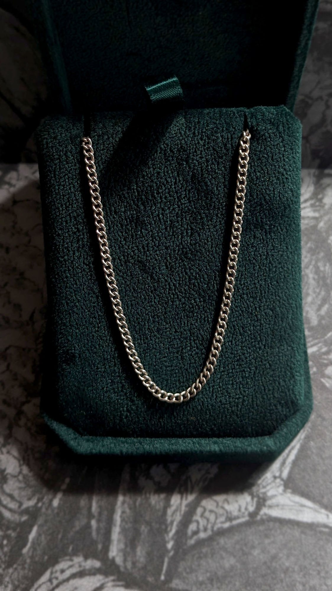 Sterling Silver Vintage Curb Chain